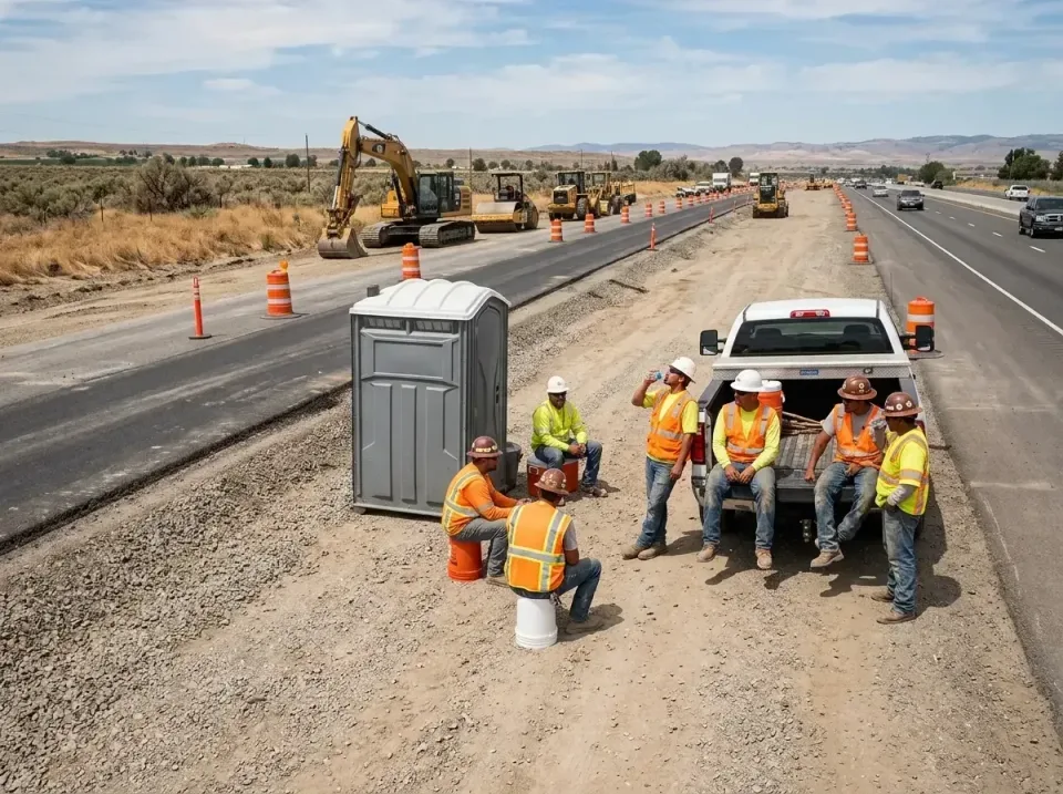 highway-road-construction-crew-007 — frequently asked questions, Porta Potty and Restroom Rentals in Shingle Springs, CA